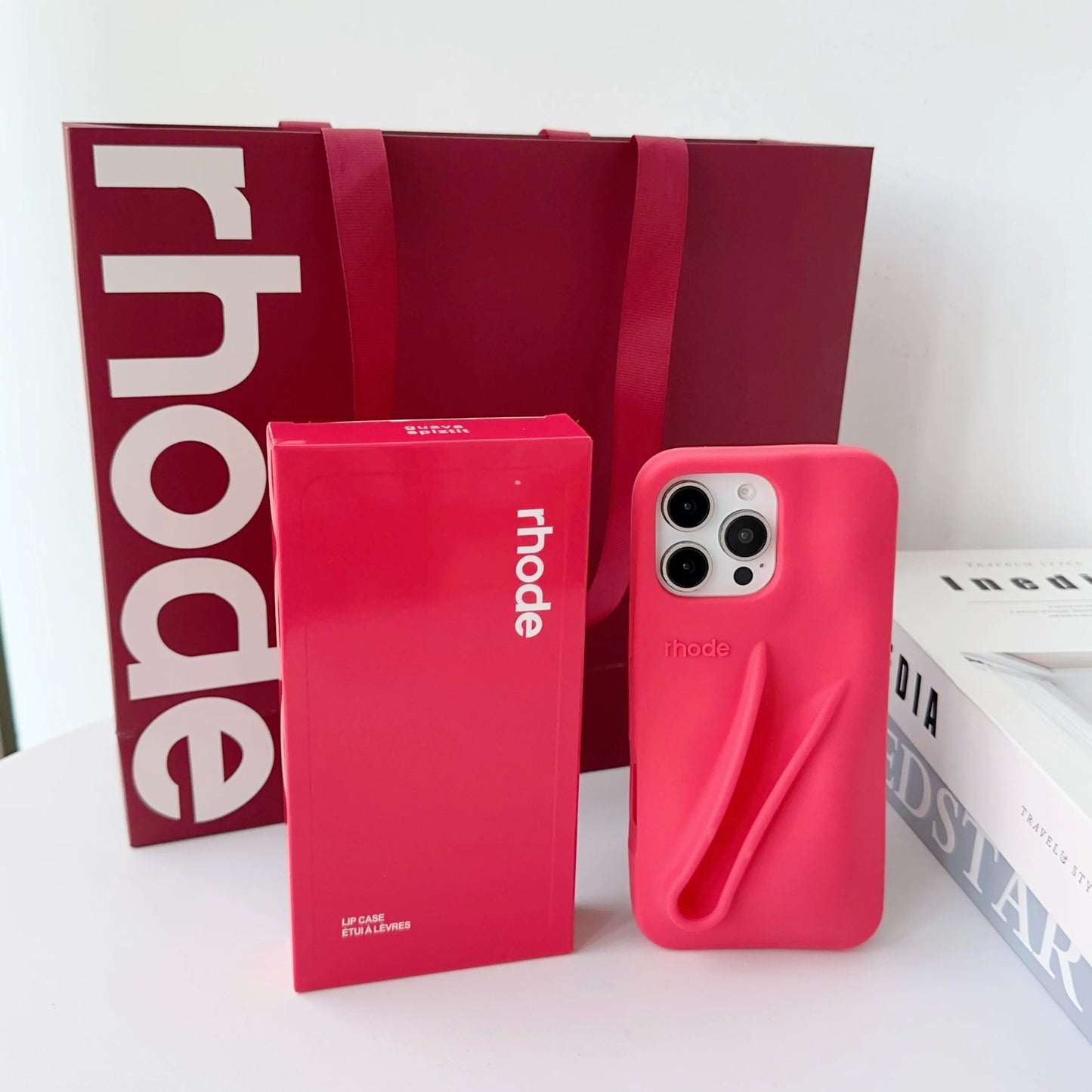 rhode lip case "berry"